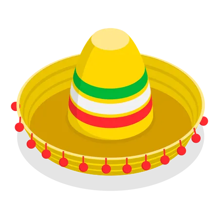 Mexican Hats  Illustration
