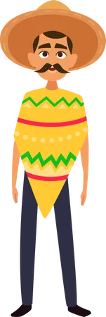 Mexican Man Illustration
