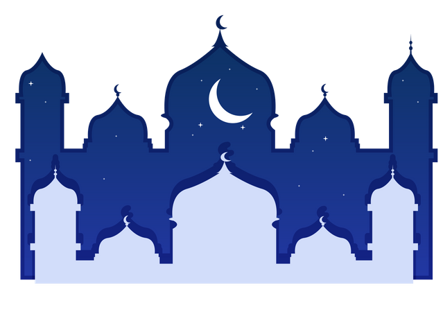 Mezquita Islámica  Ilustración