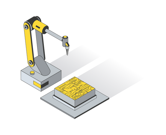 Microchip engineering  Illustration