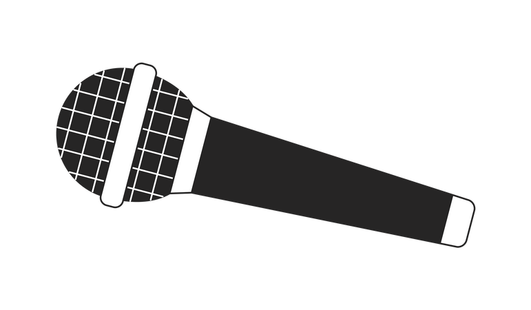 Micrófono micrófono  Ilustración
