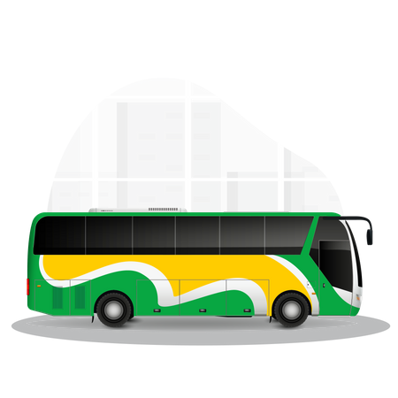 Micro onibus  Ilustração