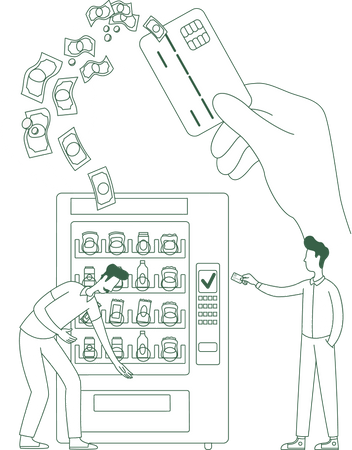 Micropaiement sans numéraire  Illustration