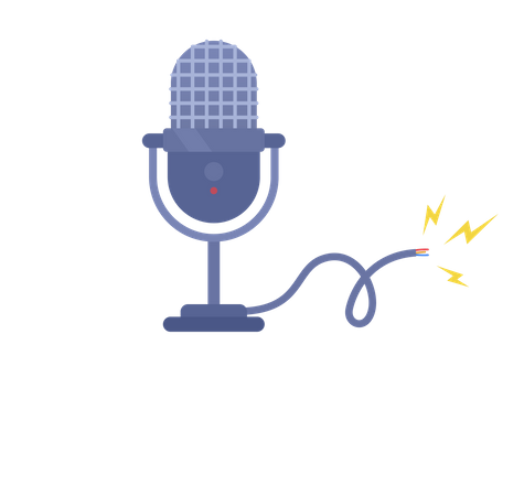 Microphone damage  Illustration