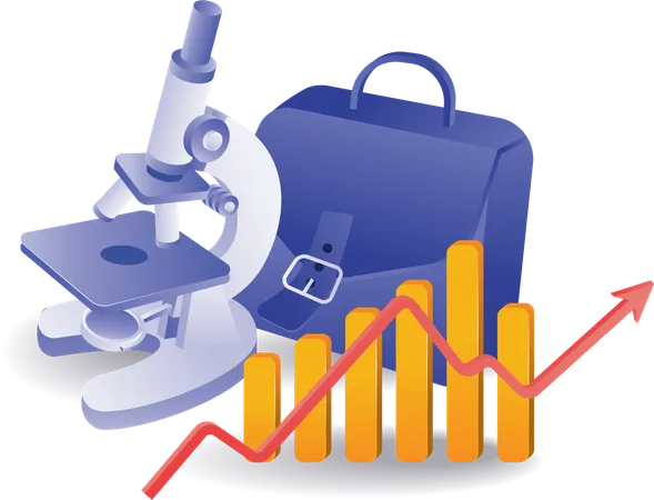 Microscope Business Analysis  Illustration