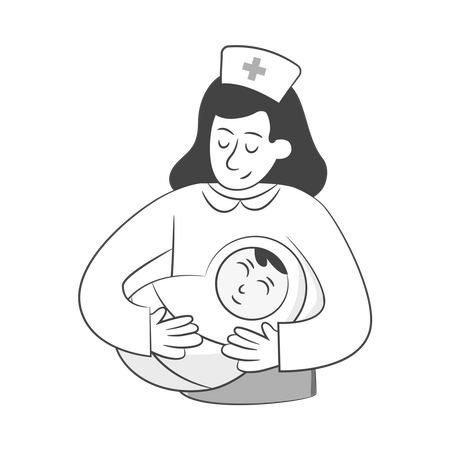 Midwives  Illustration