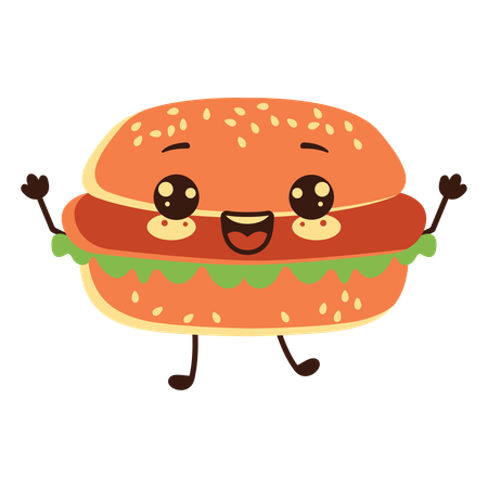 Hamburger mignon  Illustration