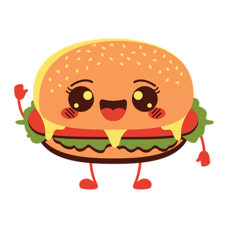 Hamburger mignon  Illustration