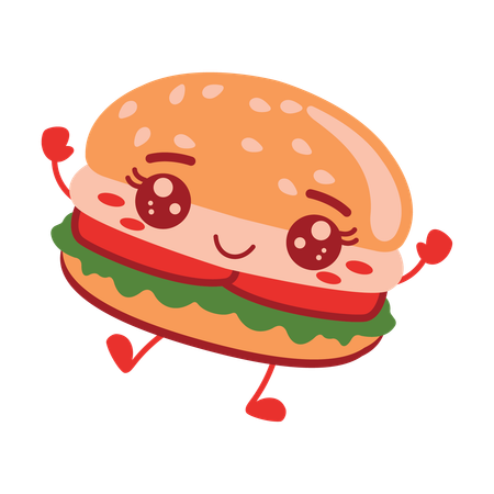 Hamburger mignon  Illustration