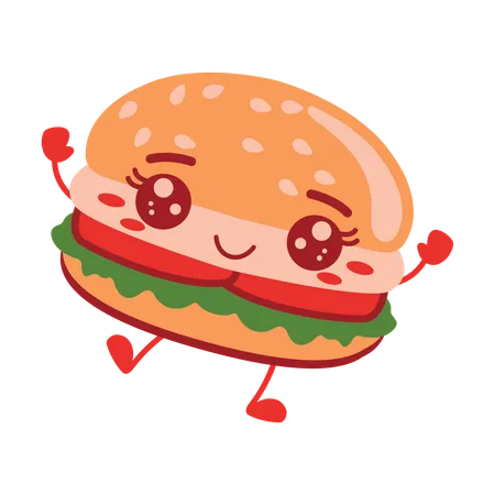 Hamburger mignon  Illustration