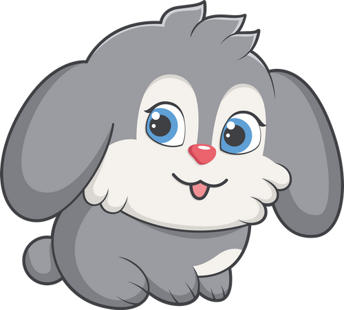 Lapin mignon  Illustration