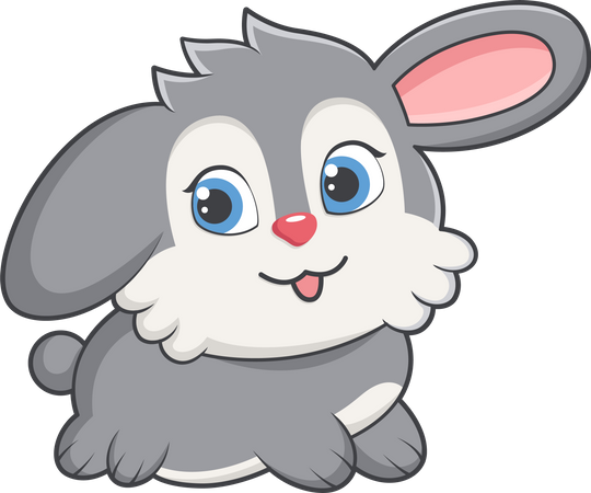 Lapin mignon  Illustration