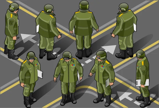 Militares  Ilustração