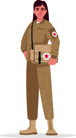 Military doctor  Illustration