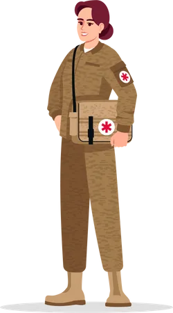 Military doctor  Illustration