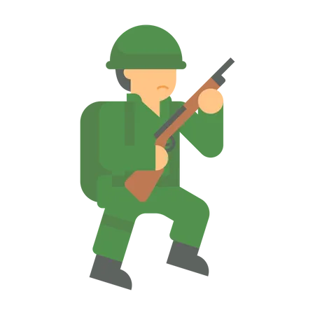 Military man  Illustration