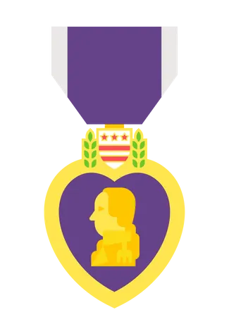 Military Merit Badge Illustration
