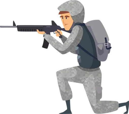 Military soldier Illustration