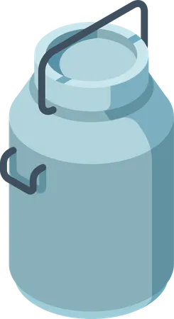 Milk container jar  Illustration