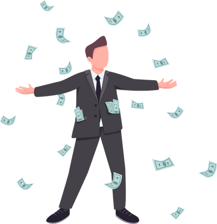 Millionär  Illustration