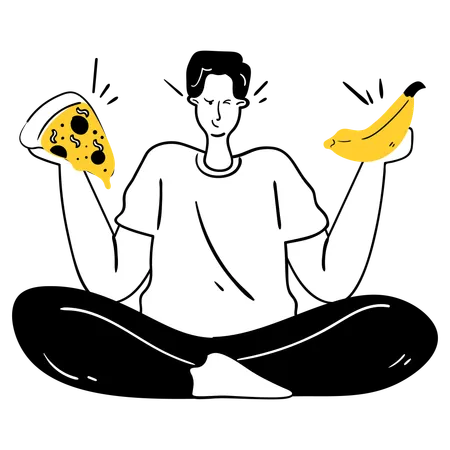 Mindful Eating  Illustration