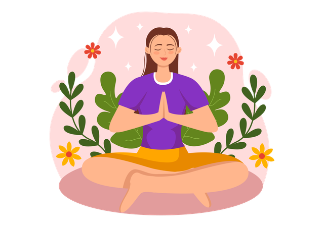 Mindfulness Meditation  일러스트레이션