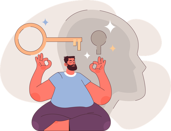Mindfulness Training  Illustration