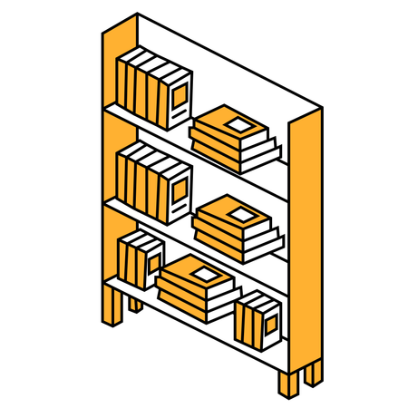 Mini biblioteca  Ilustración