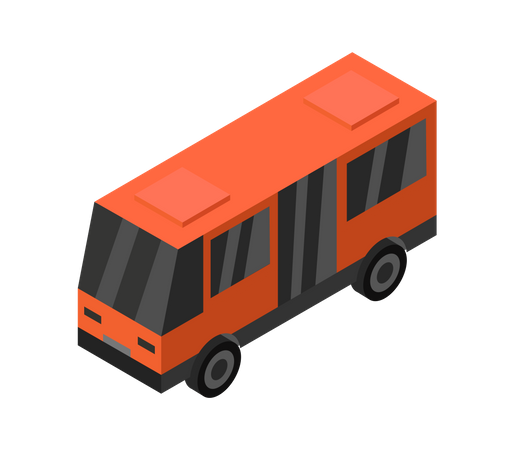 Mini Bus  Illustration