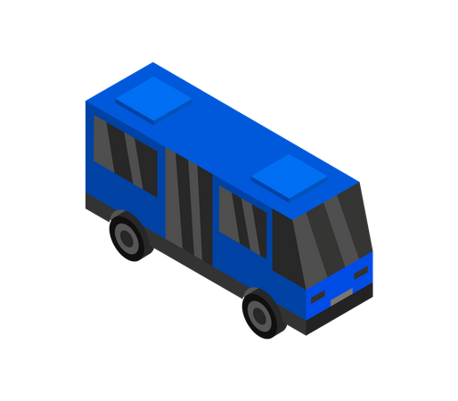 Mini Bus Illustration