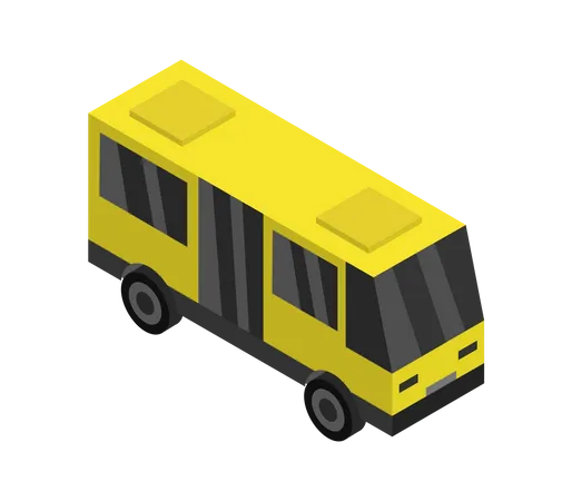 Mini Bus Illustration