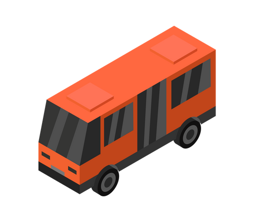 Mini Bus  Illustration