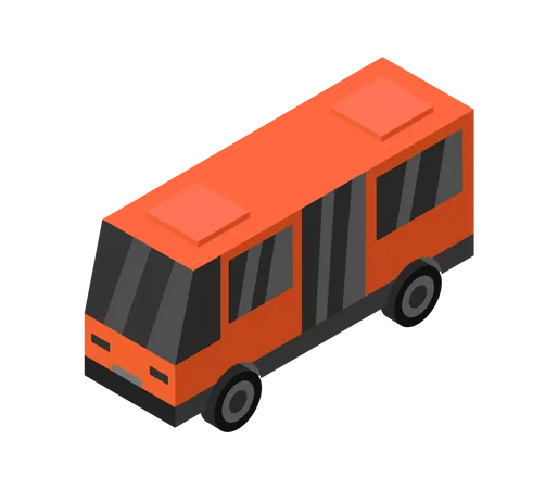 Mini Bus  Illustration