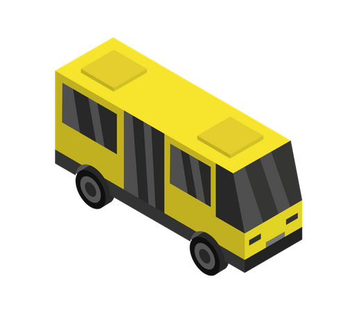 Mini onibus  Ilustração