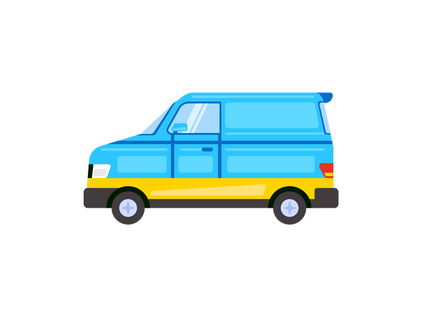 Mini Van  Illustration
