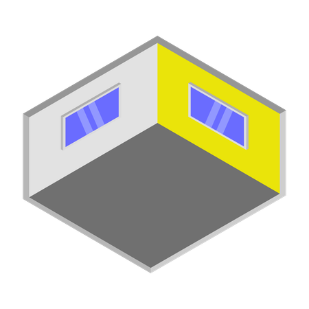 最小限の部屋  イラスト