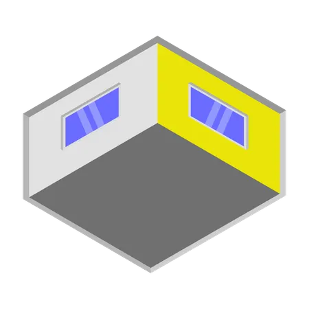最小限の部屋  イラスト