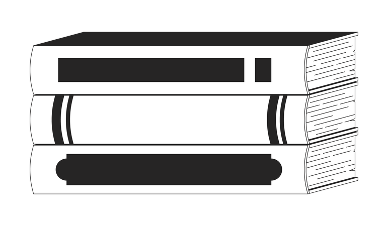 Minimal tilted retro-style keyboard  Illustration