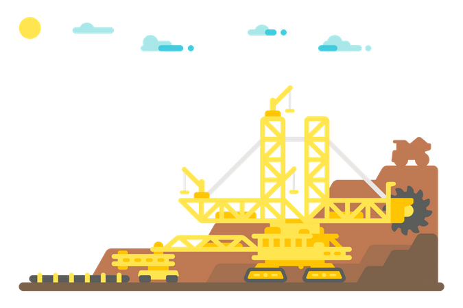 Mining Illustration