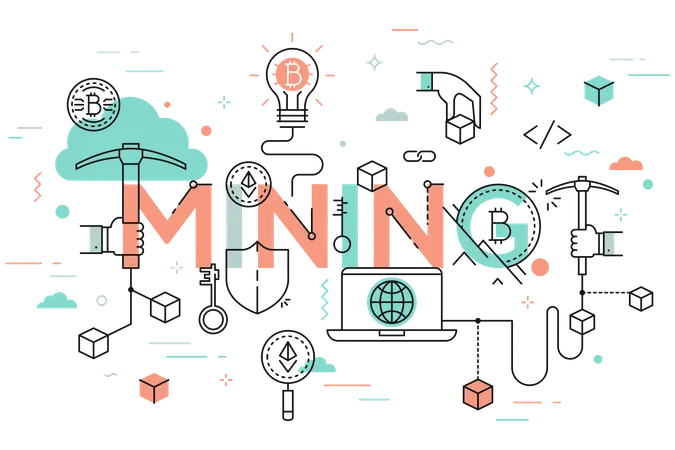Mining  Illustration