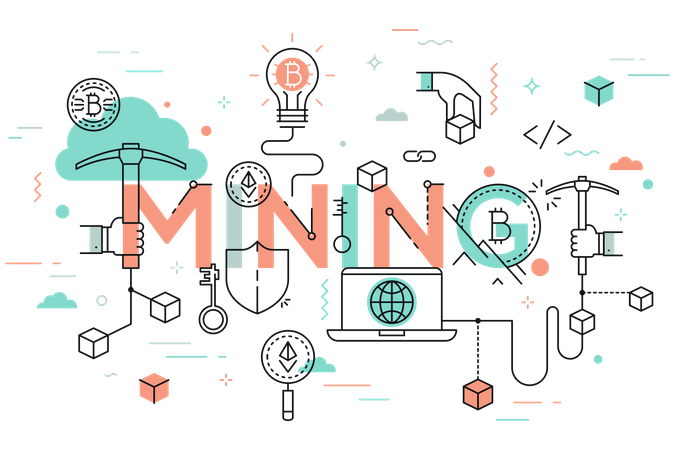 Mining  Illustration