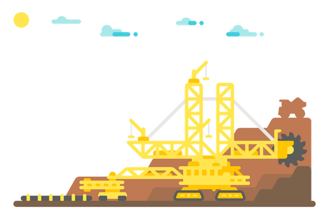 Mining  Illustration