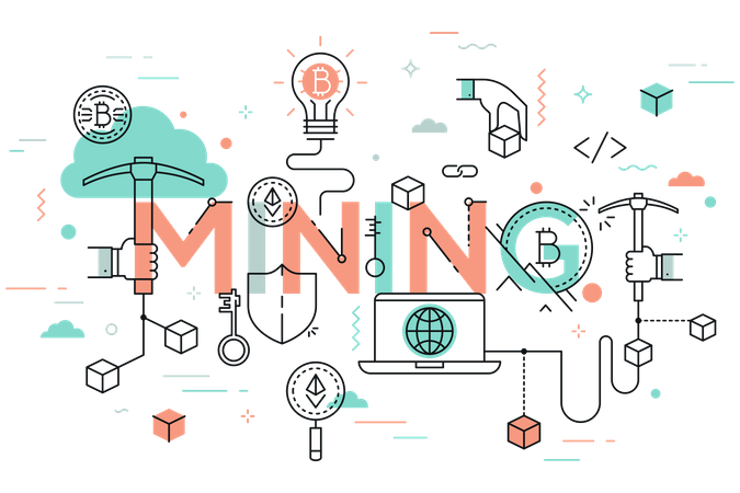 Mining  Illustration