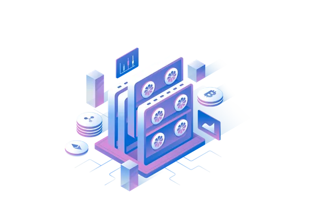 Mining Rig  Illustration