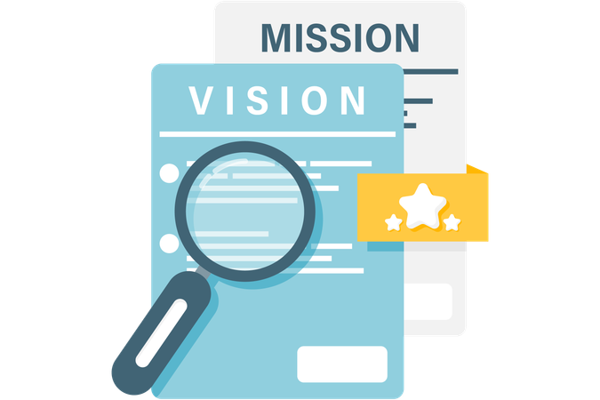 Mission et vision de l'entreprise  Illustration