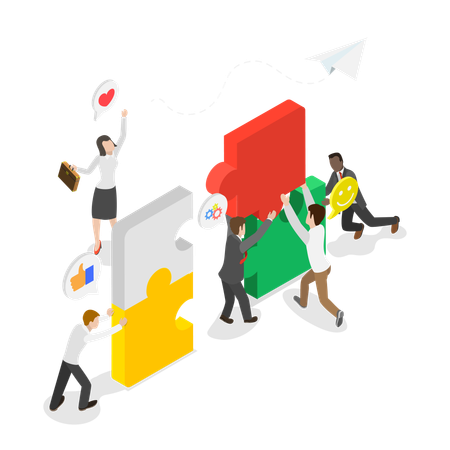 Mitarbeiterwertversprechen  Illustration