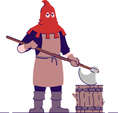 Mittelalterlicher Henker  Ilustración