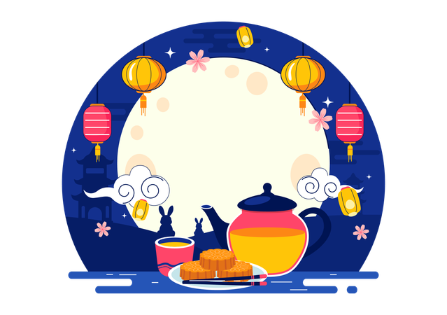 Mittherbstfest  Illustration