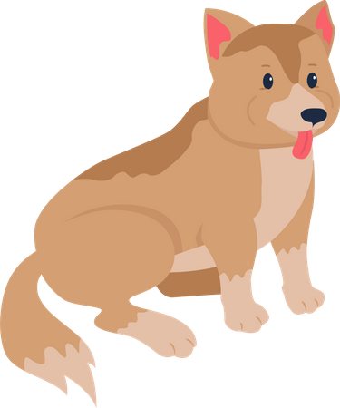 Mixed-breed dog adoption  Illustration