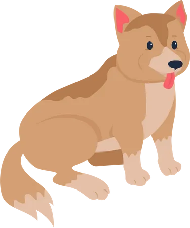 Mixed-breed dog adoption  Illustration